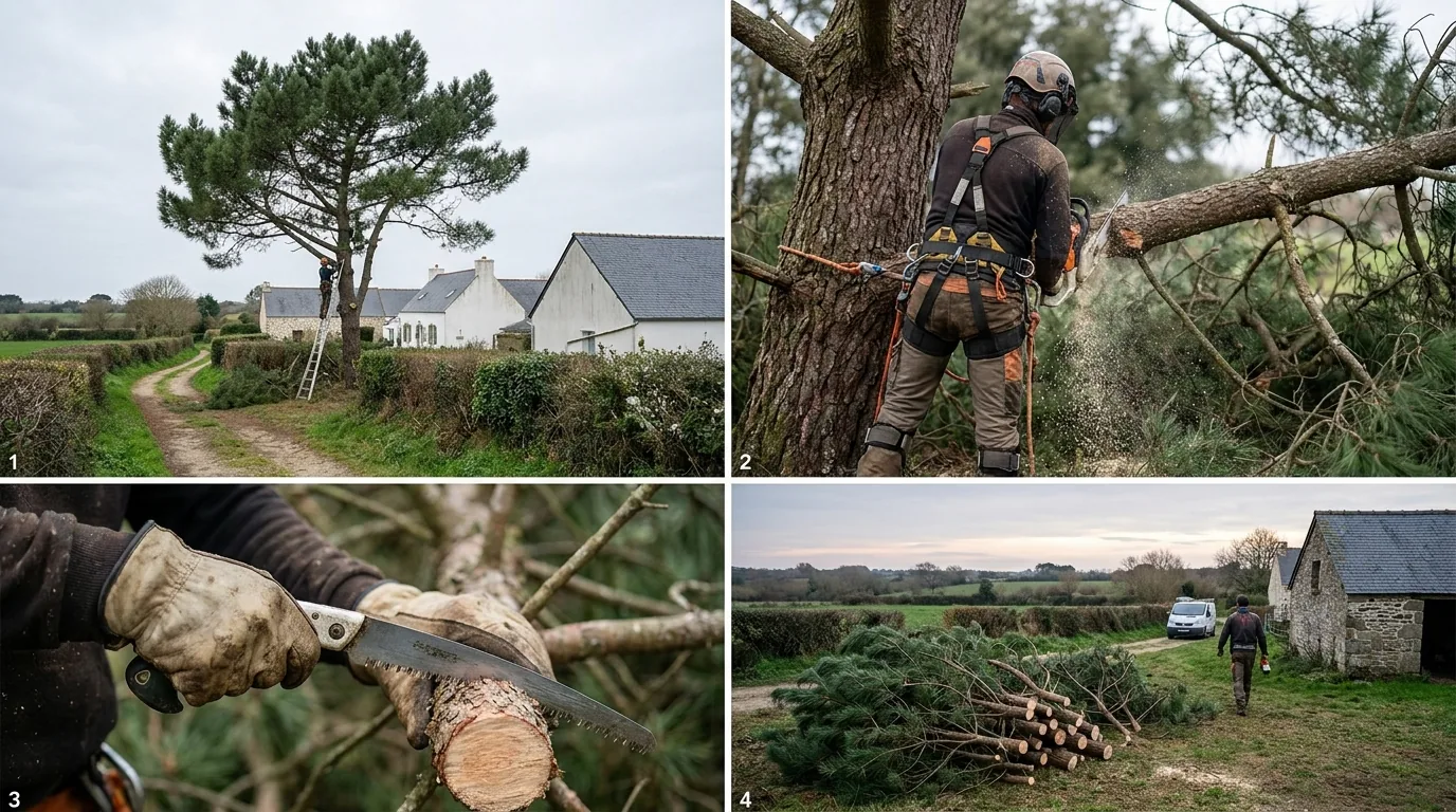 Élagage des pins maritimes en Vendée : techniques et périodes recommandées